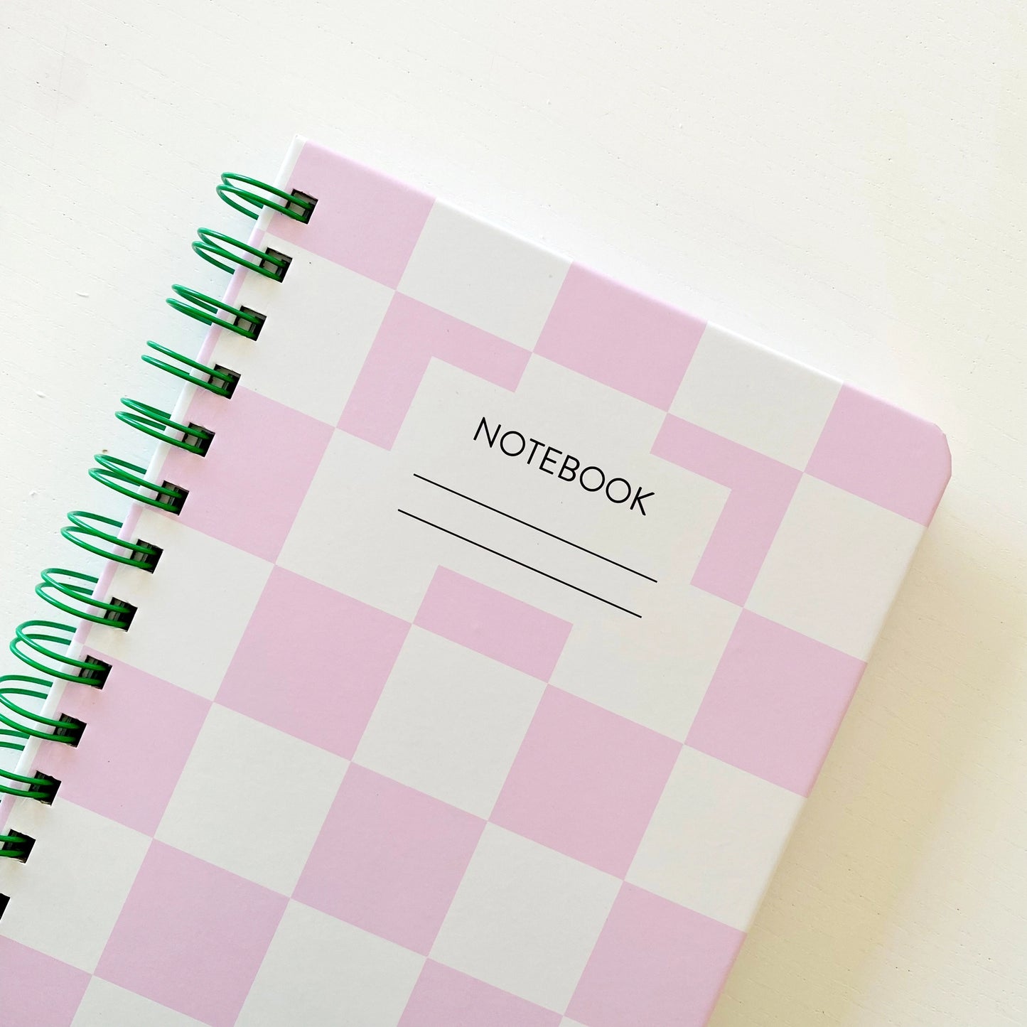 Spiral Multi Paper Notebook- Green Color Block