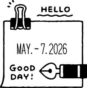 Sanby x Eric Small Things Date Stamp - Medium