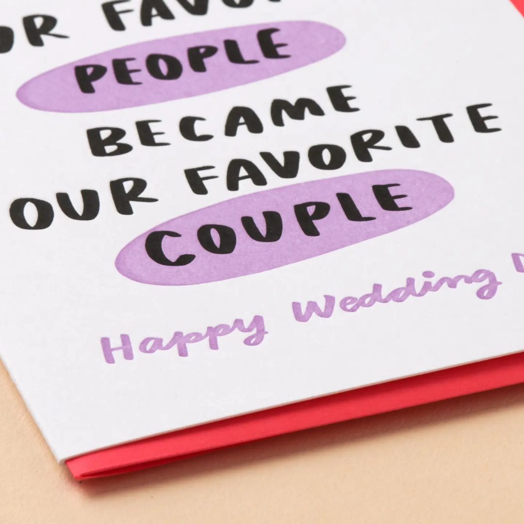 Our Favorite Couple - Greeting Card - And Here We Are
