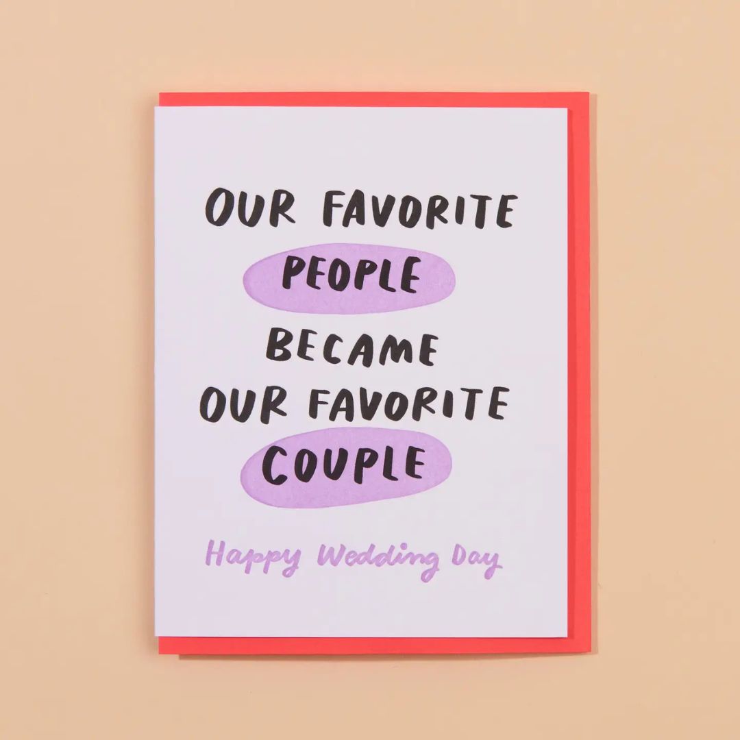 Our Favorite Couple - Greeting Card - And Here We Are