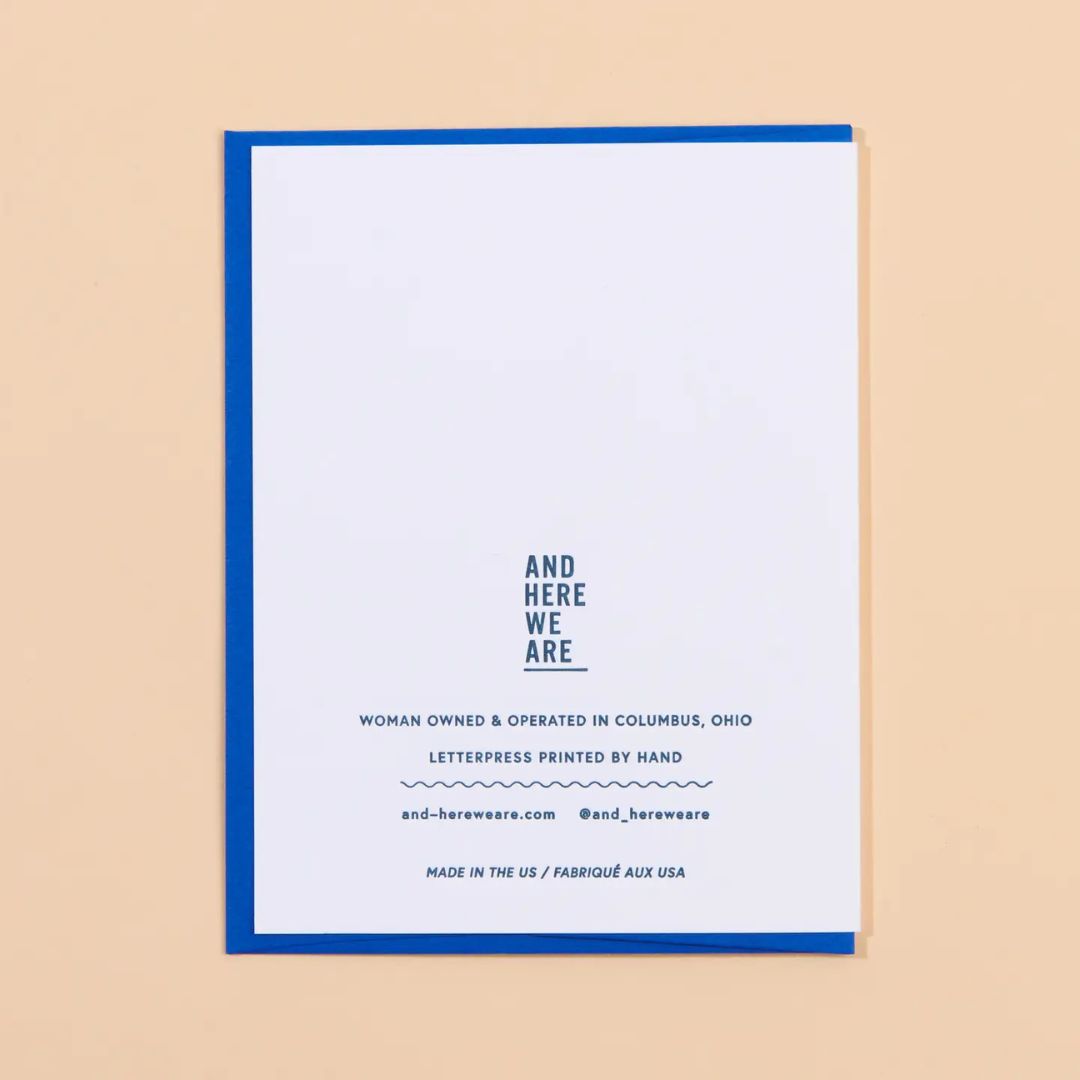 So Far So Good - Anniversary Card - And Here We Are