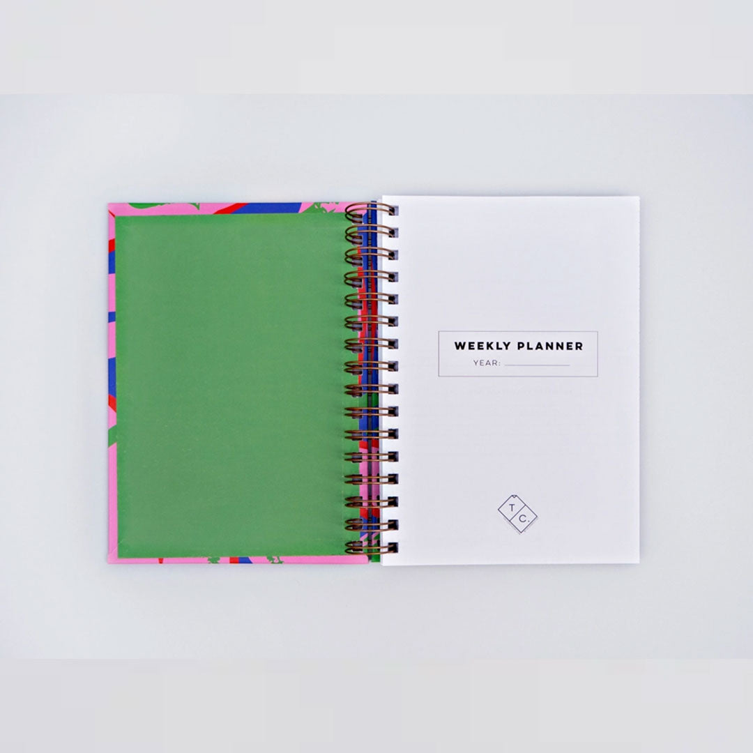 Capri Hard Cover Undated Weekly Planner- The Completist