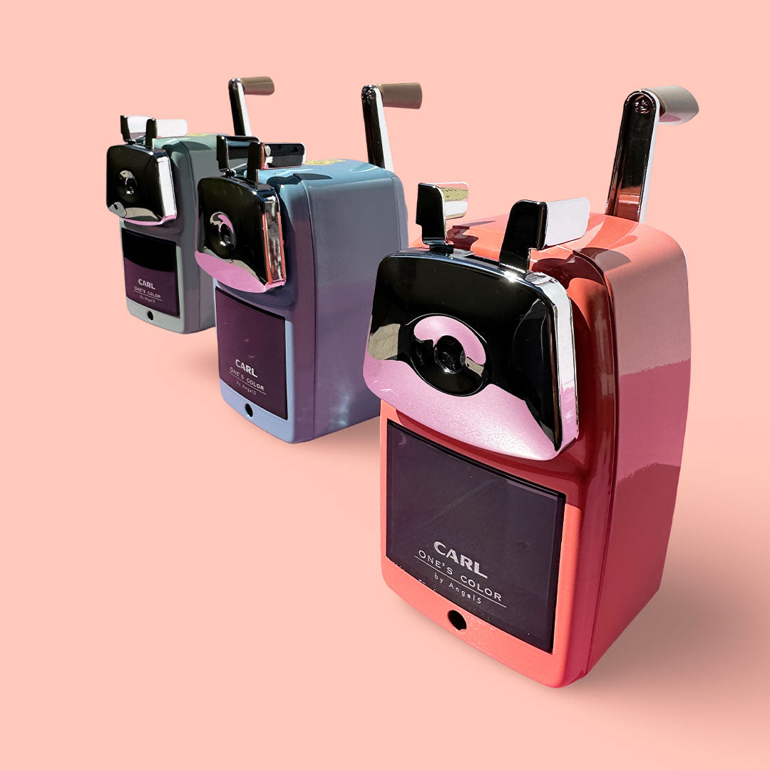 Carl 5 Premium 3 Hand Crank Pencil Sharpener