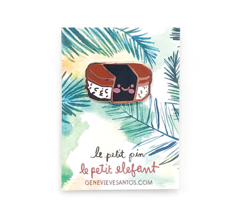 Spam Musubi Enamel Pin