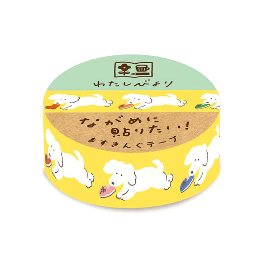 Dog Stealing Slippers Washi Tape