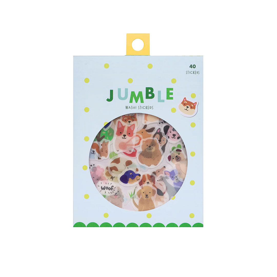 Dogs Washi Sticker Jumble - Girl of All Work