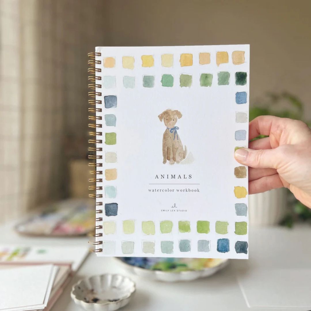 Animals - Watercolor Workbook - Emily Lex Studio