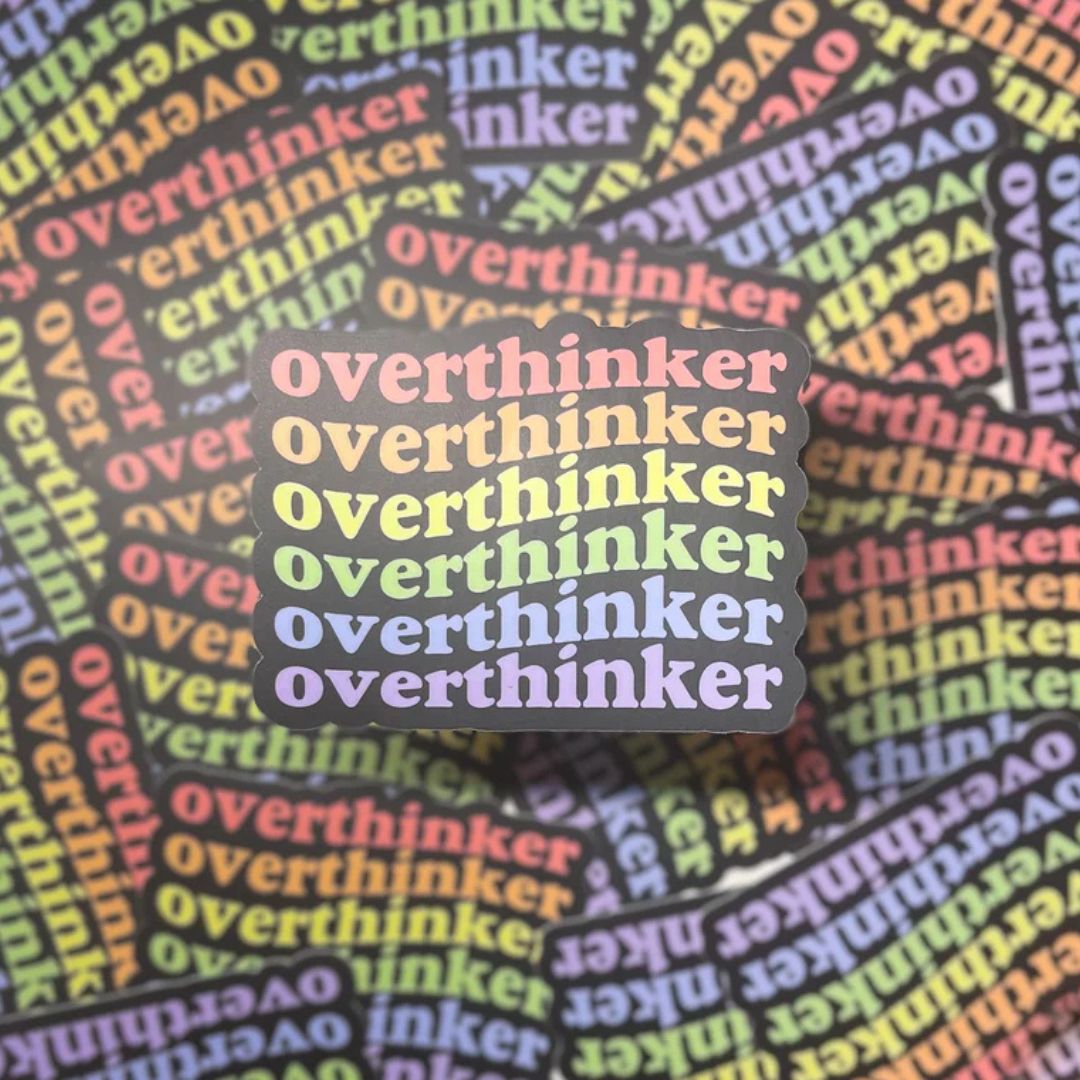 Overthinker - Vinyl Sticker - Erin Dayhaw