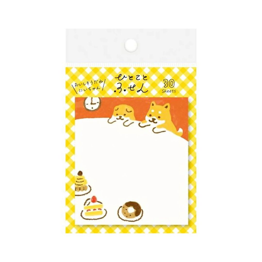 Shibas and Desserts - Sticky Note Set