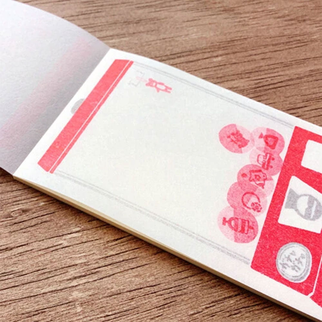 Retro Gacha Machine Notecard Set