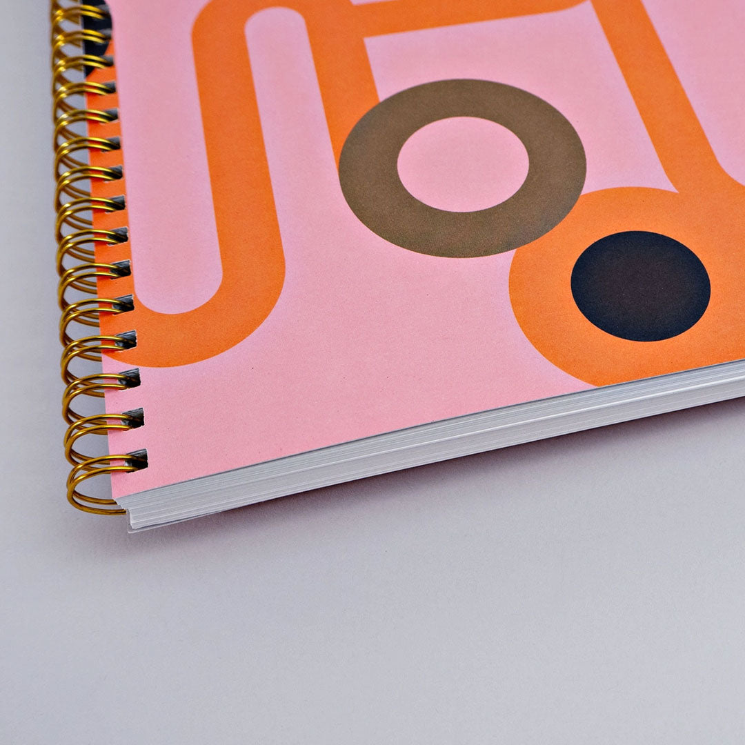 Hildy Soft Cover Wiro Notebook- The Completist