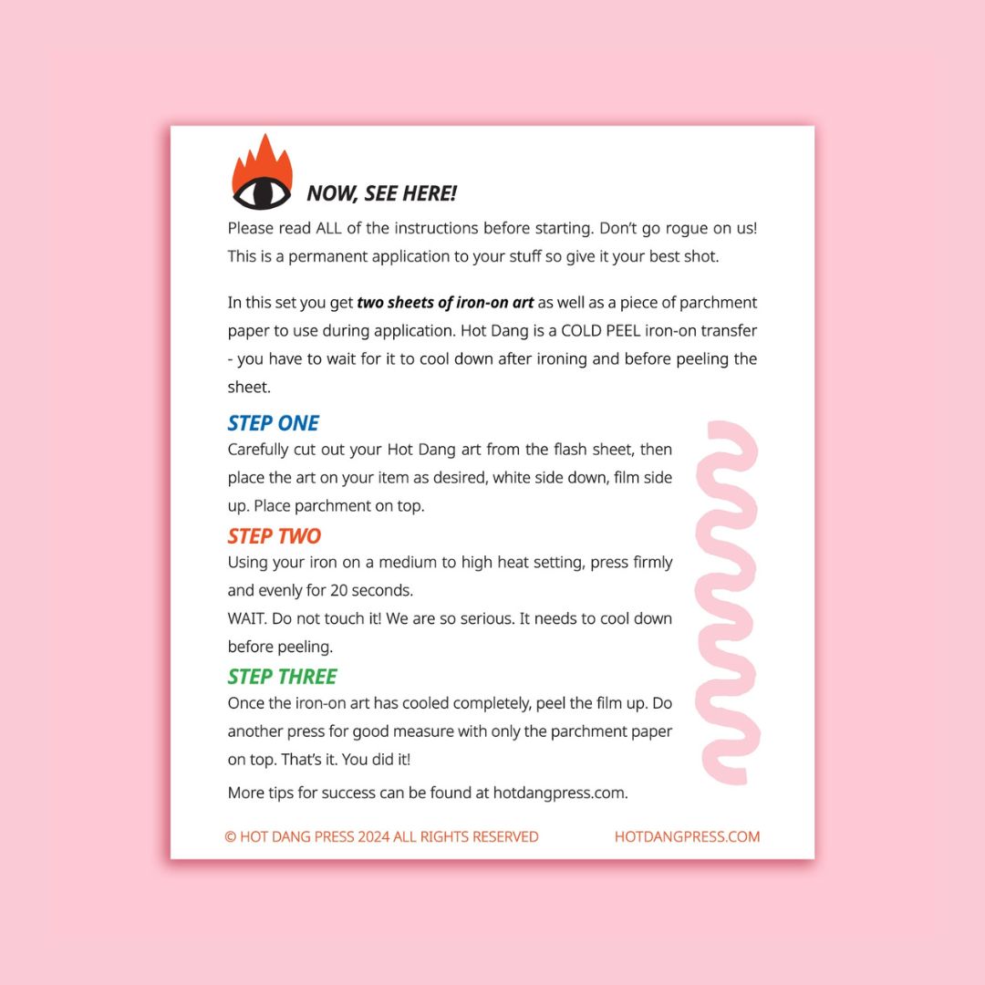 Hello I'm the Problem Name Tag Iron On - Hot Dang Press