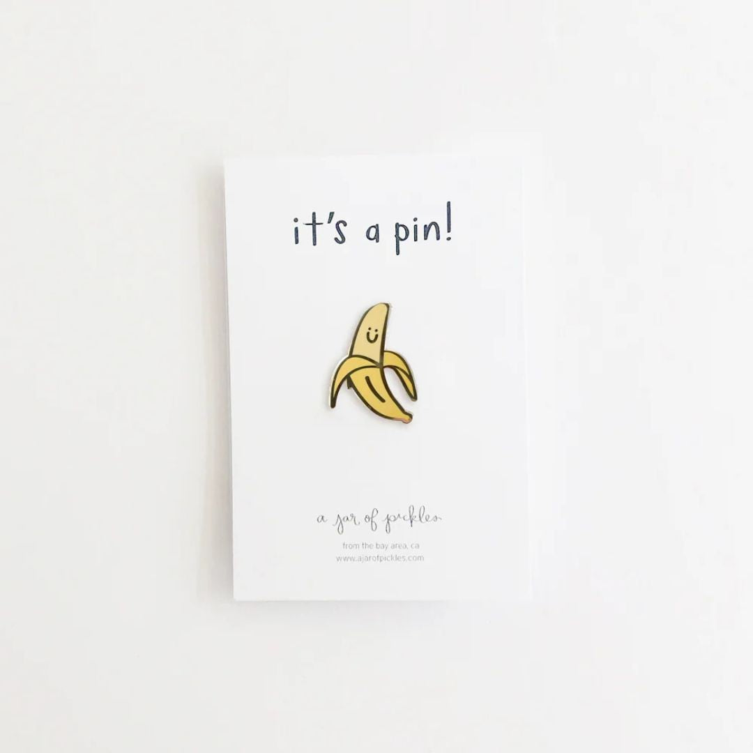 Banana Fruit - Enamel Pin - A Jar of Pickles