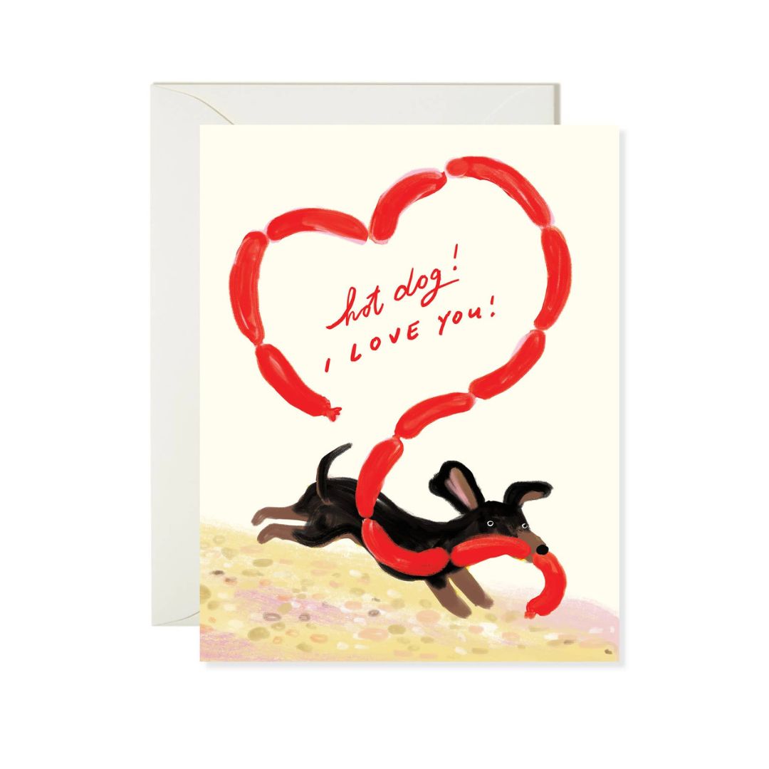 Hot Dog Love - Card - Karen Schipper