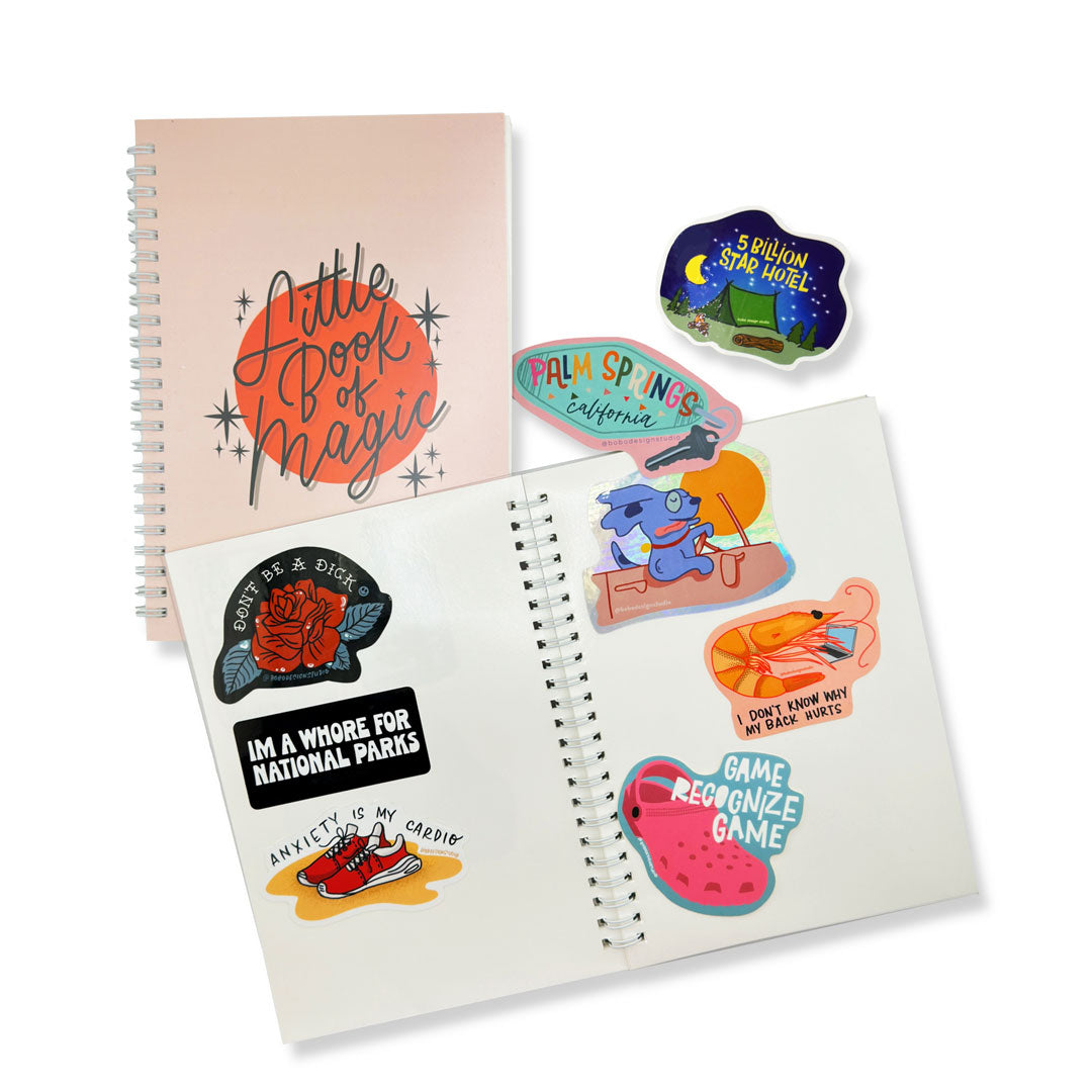 Little Book of Magic Reusable Sticker Book