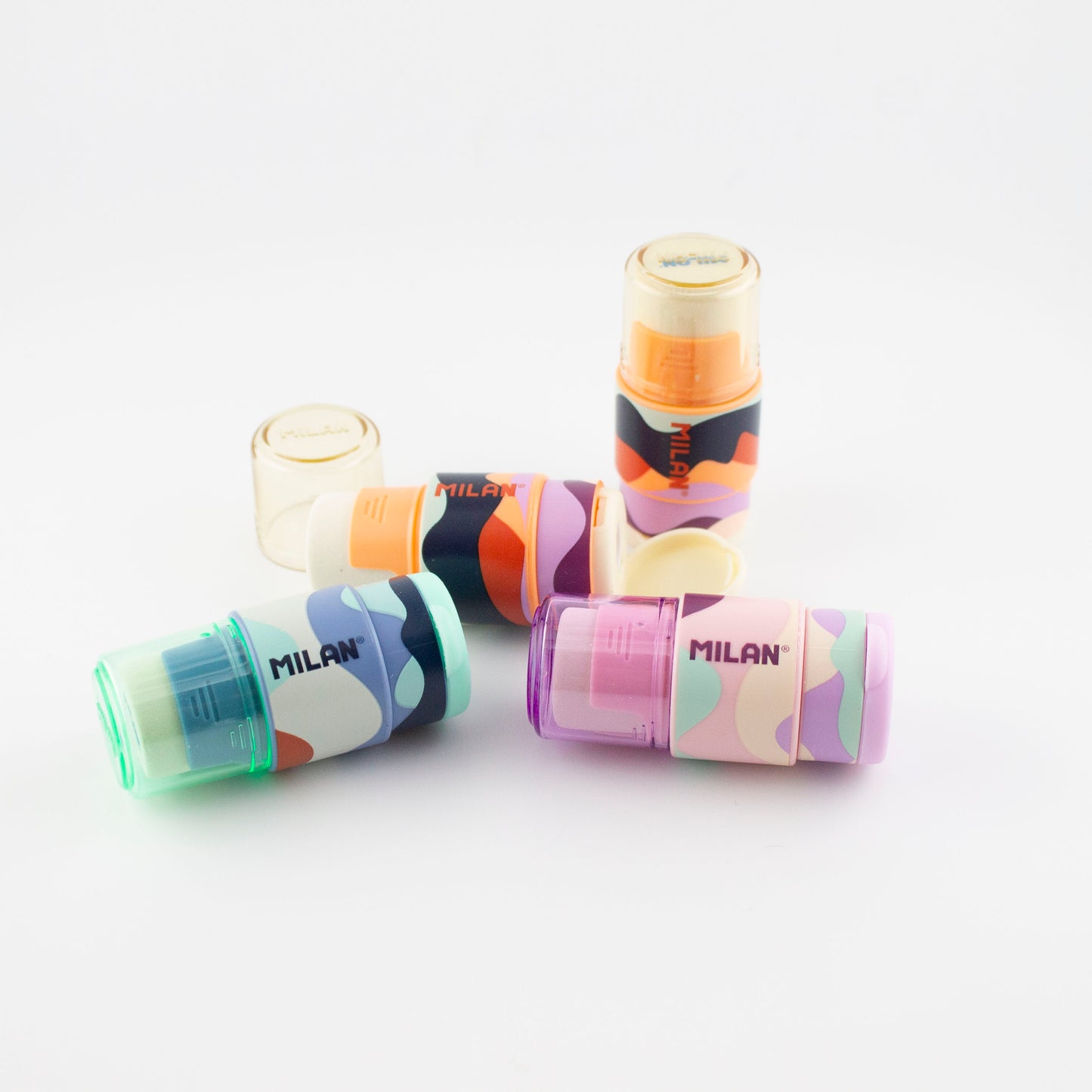 Milan Eraser and Pencil Sharpener Duo