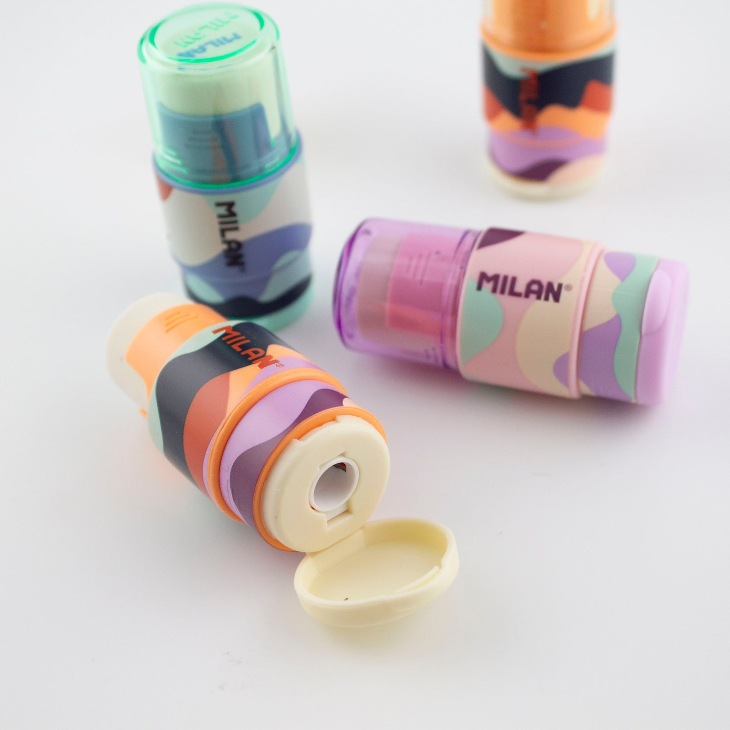 Milan Eraser and Pencil Sharpener Duo