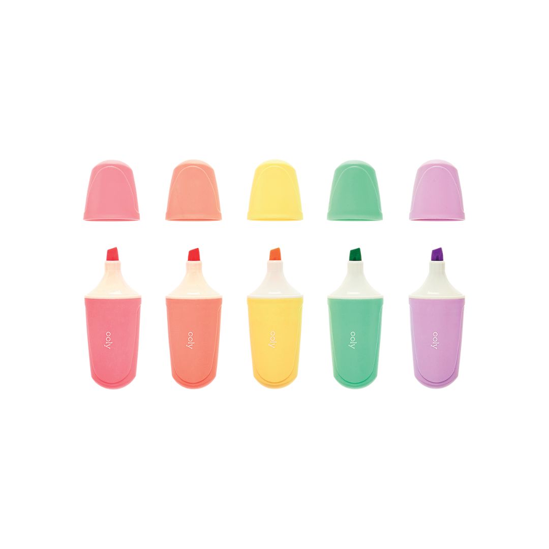 Le Bonbon Pâtisserie Pastel Highlighters - Set of 5