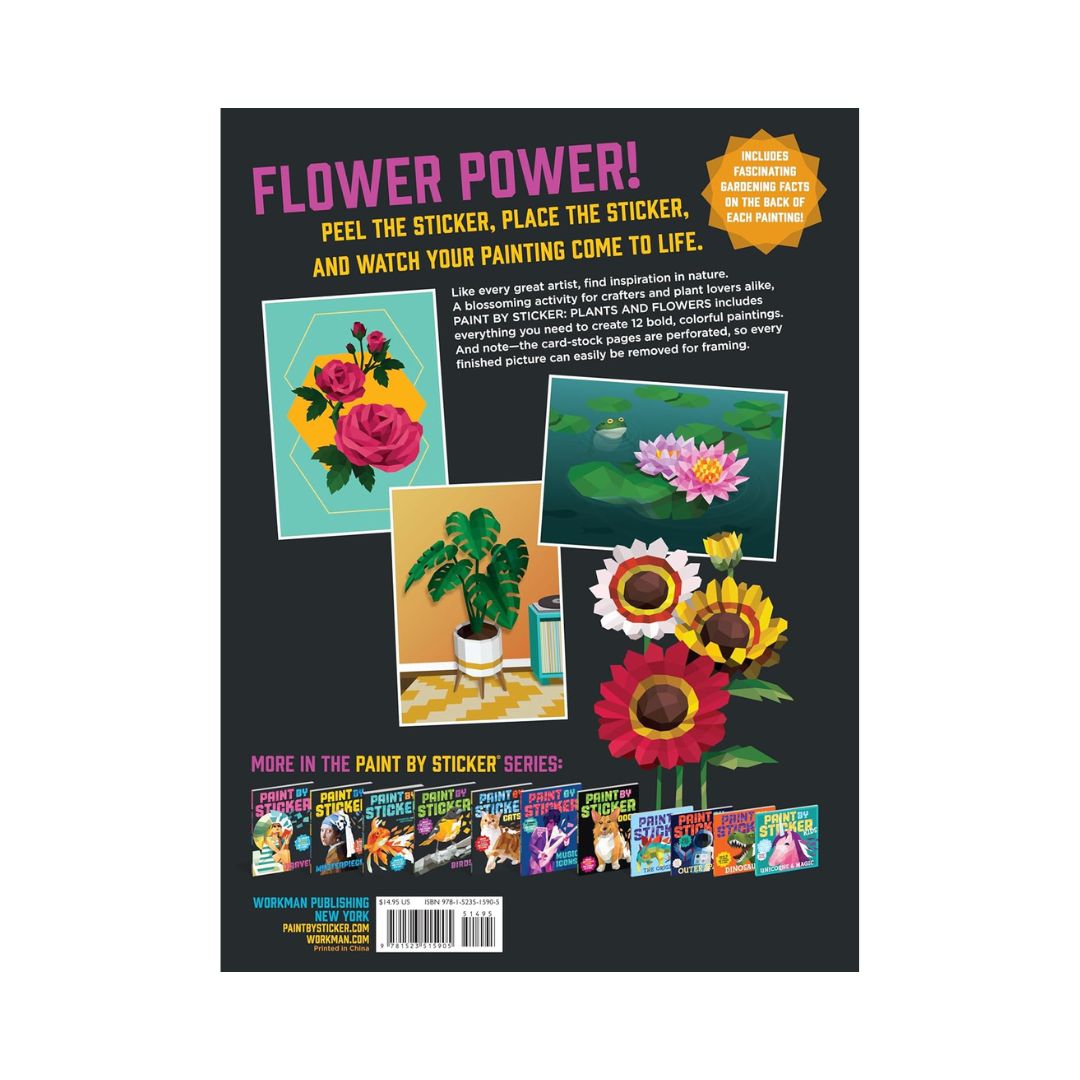 Paint By Sticker: Plants and Flowers