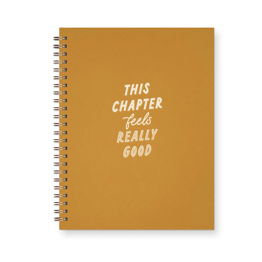 This Chapter Feels Really Good - Lined Journal - Ruff House Print Shop