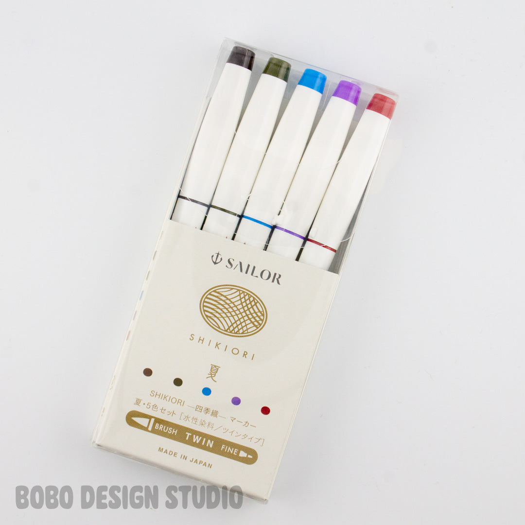 Sailor Shikiori Brush Pen Set -