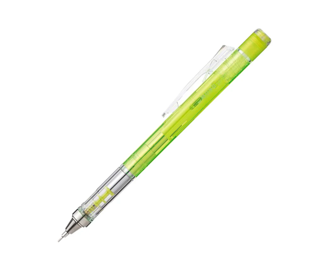 Tombow Mono Graph Mechanical Pencil 0.5- Clear Neon