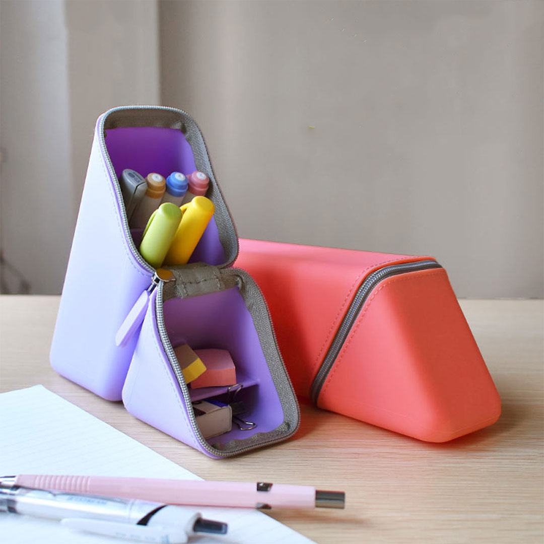 Kakusta Portable Pen Holder-Silicon Pen Stand/Desktop Organizer sonic