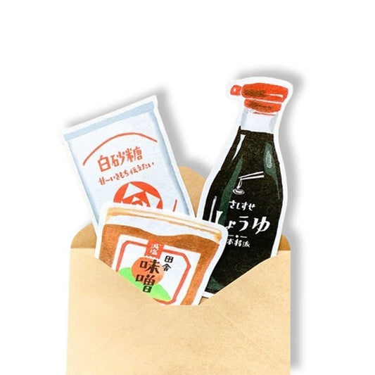 Soy Sauce Asian Food Letter Set