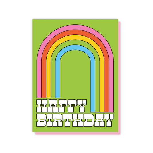 Happy Birthday Rainbow - Greeting Card - The Little Gay Shop