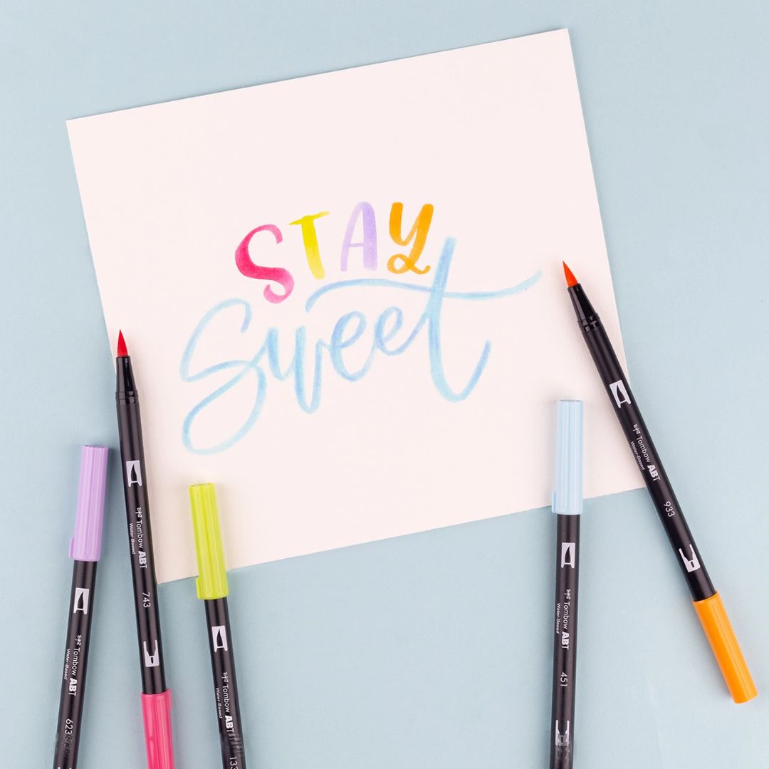 Yay Sorbet 6-Pack Dual Brush Pen