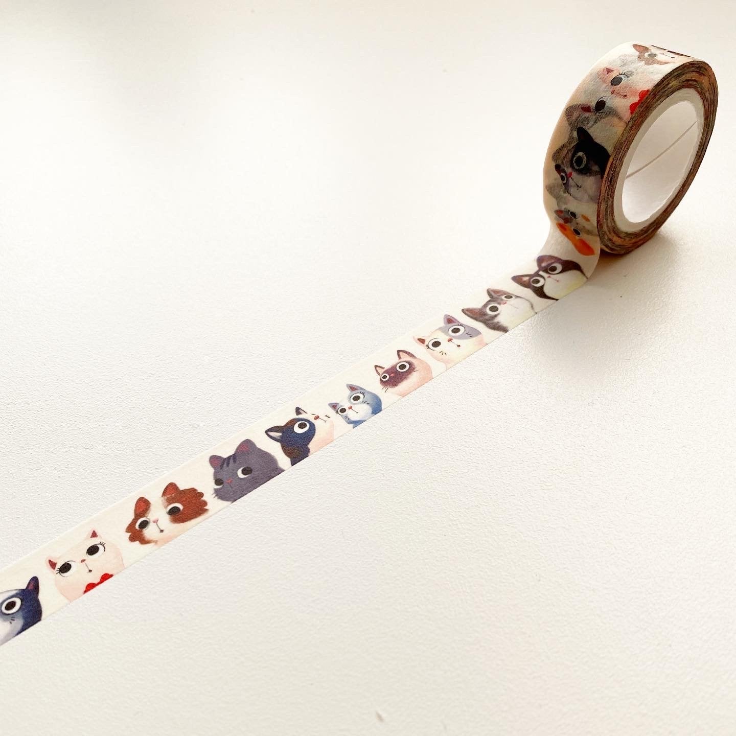 Cat Faces - Washi Tape - The Little Red House