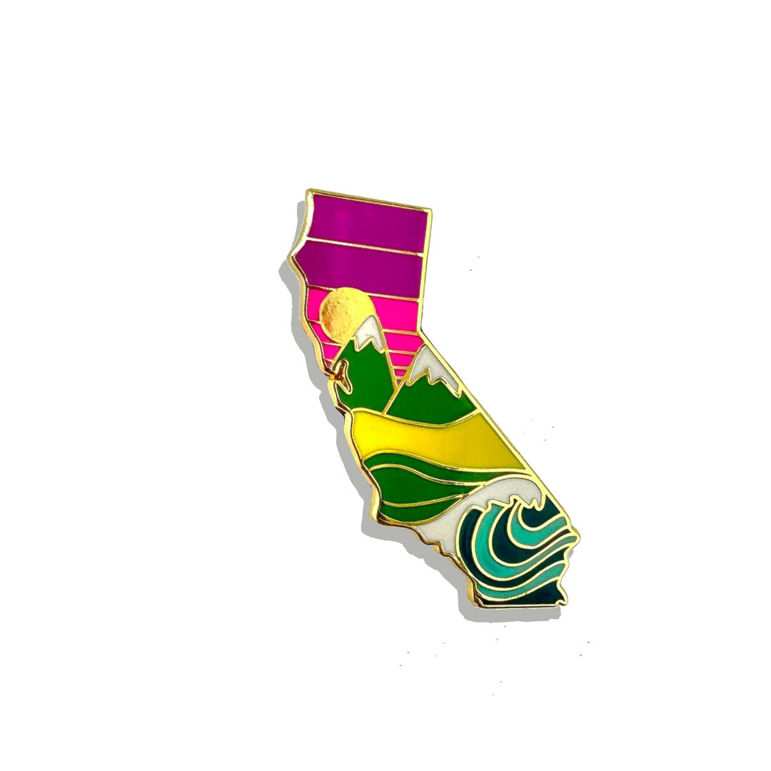 Golden State California Pin