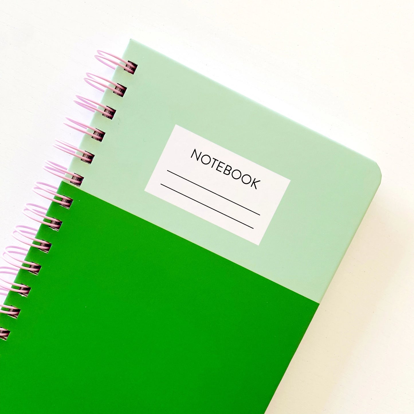 Spiral Multi Paper Notebook- Pink Checkered