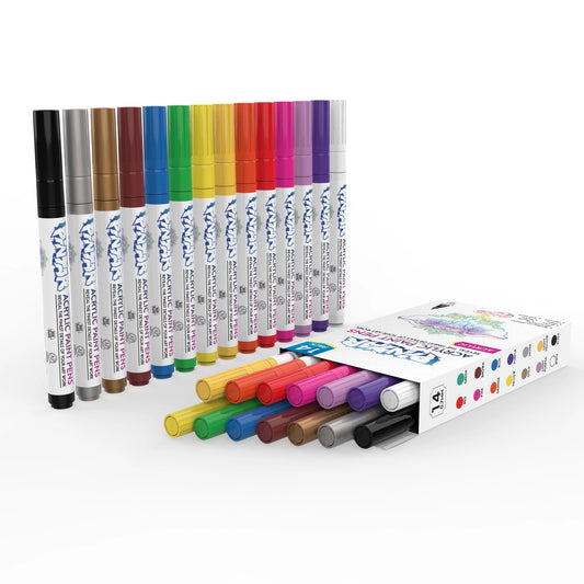 Pintar Acrylic Paint Pens - 14 colors-.7mm