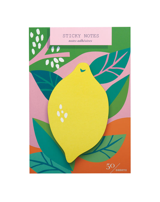 Lemon Orchard - Die-cut Sticky Note - Girl of All Work