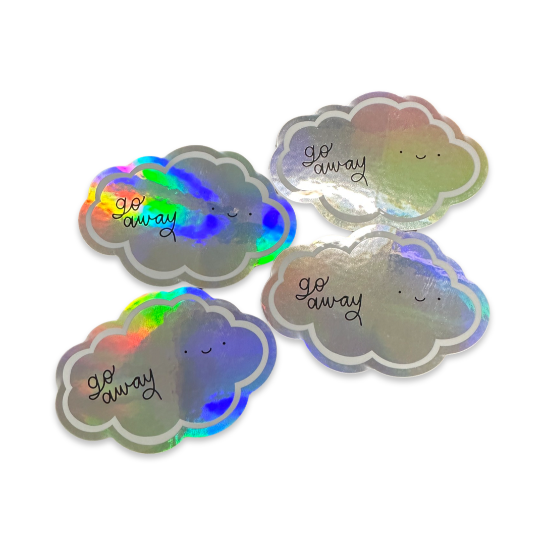 four holographic go away clouds