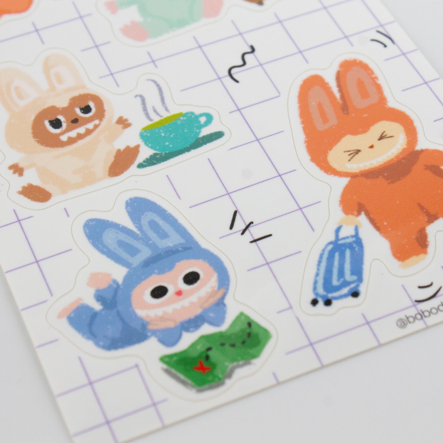 Lil Bubu Monster Sticker Sheet