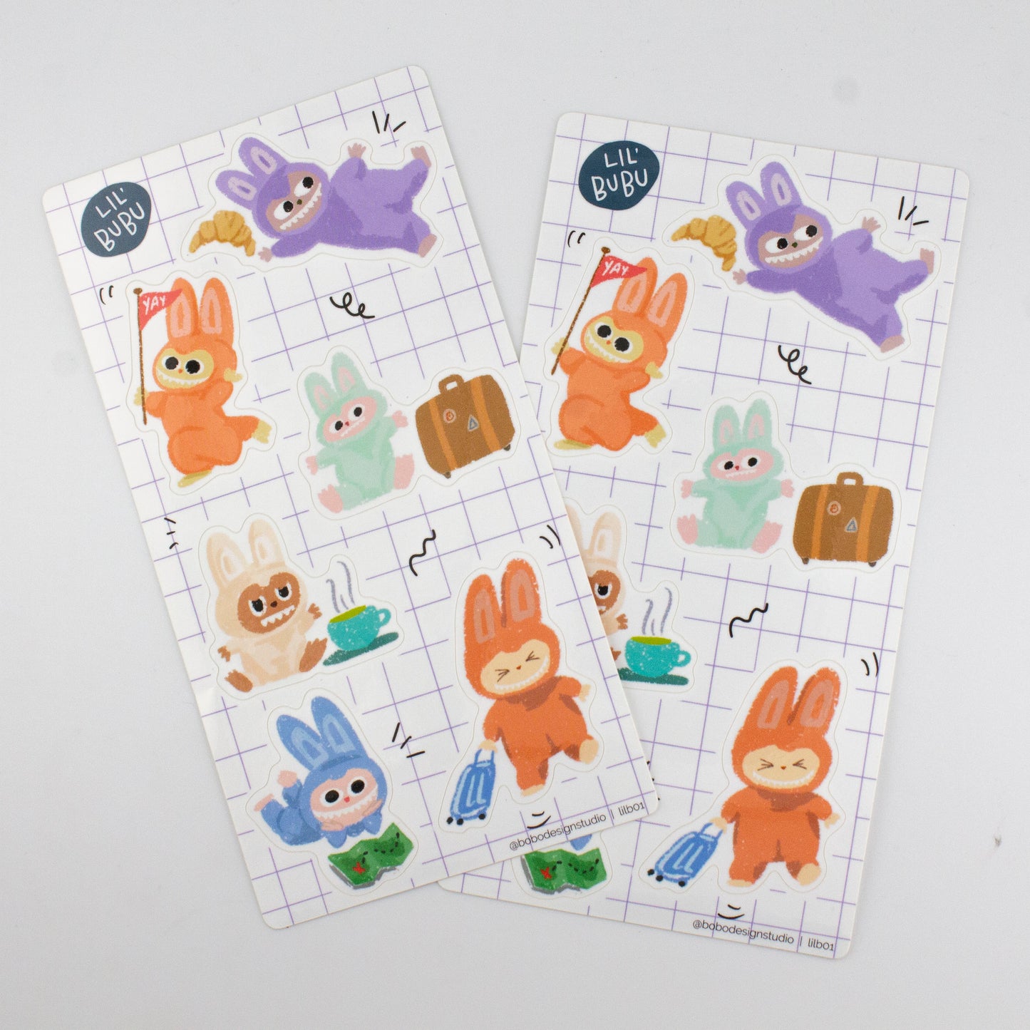 Lil Bubu Monster Sticker Sheet