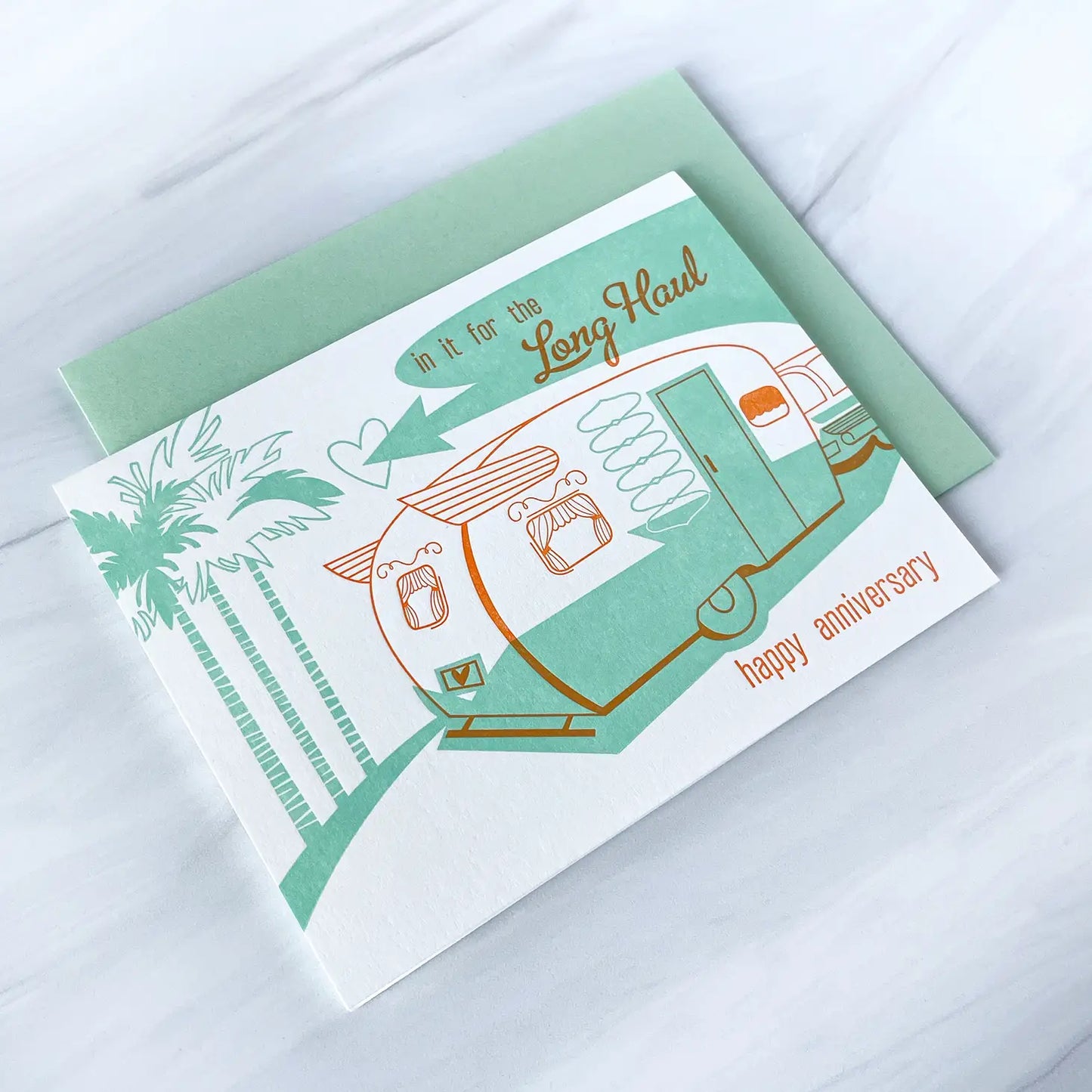 Long Haul Anniversary - Greeting Card - Paper Parasol