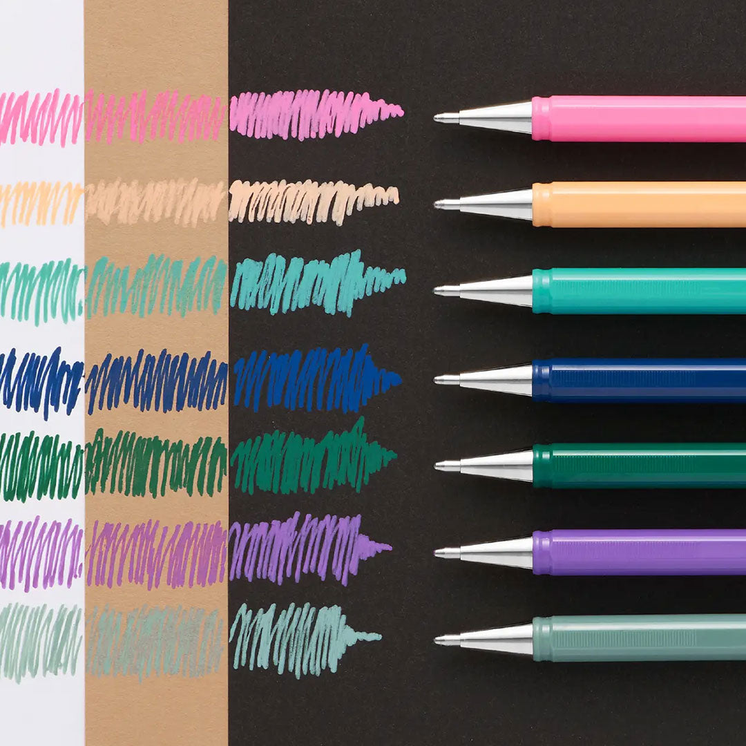 MATTEHOP Ballpoint Pen Complete Set, 21 Colors
