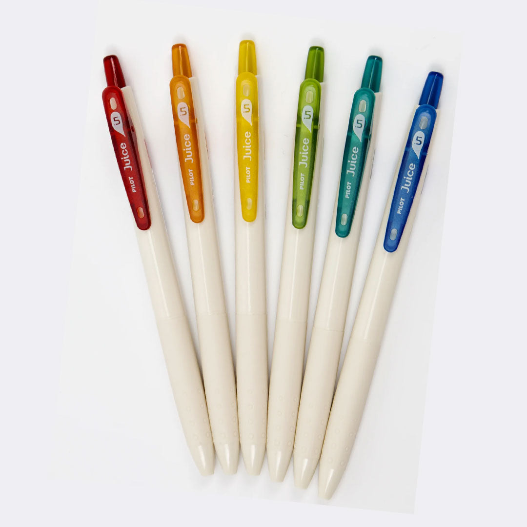 PILOT Juice 0.5mm Matte Classic Colors (6-Color Set)