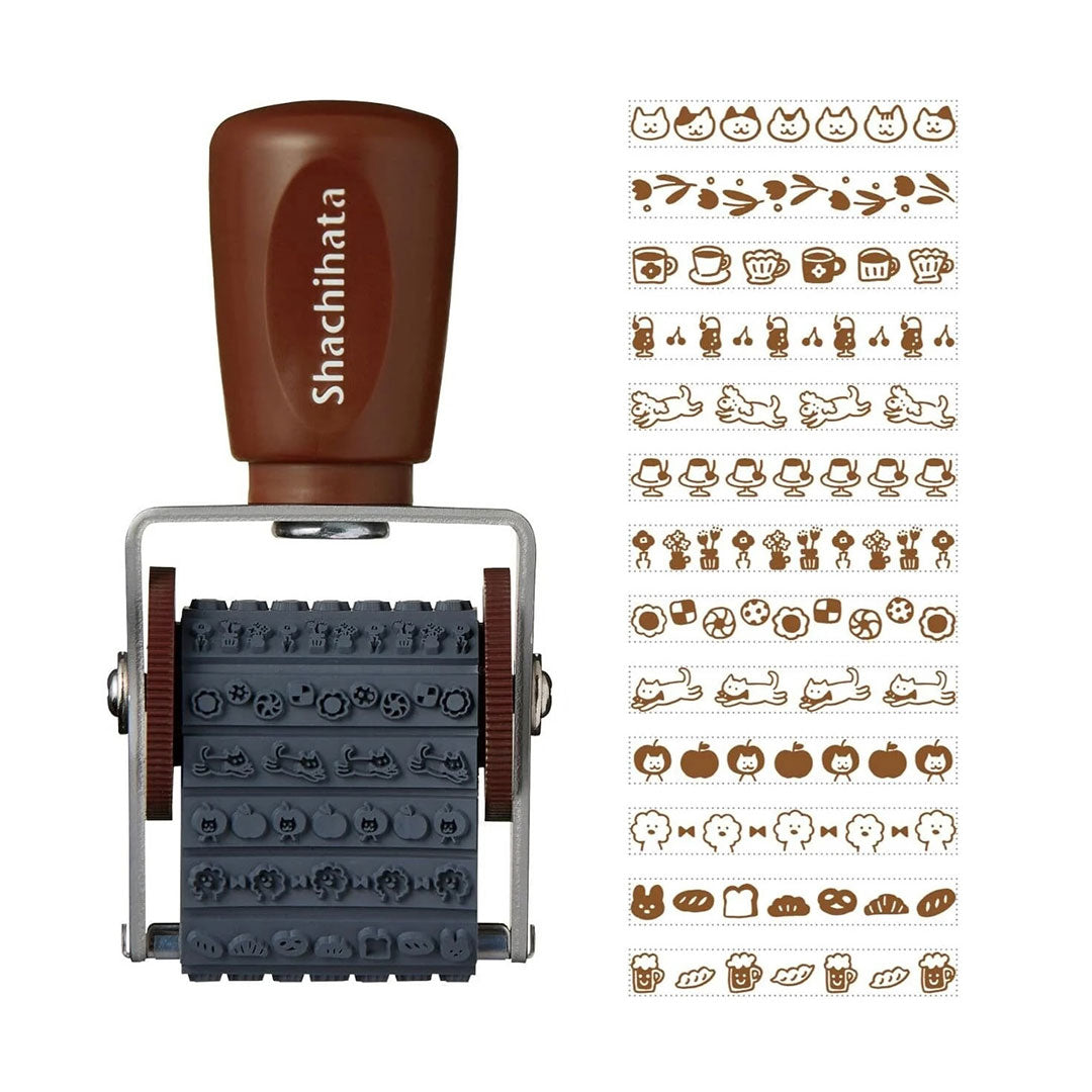 Shachihata Rotating Stamp-Cat