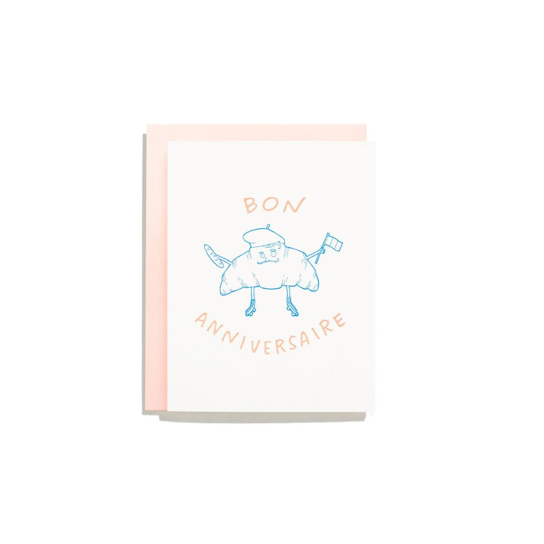 Croissant Birthday - Greeting Card