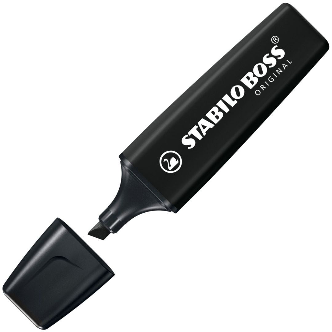 STABILO Boss- Black Marker
