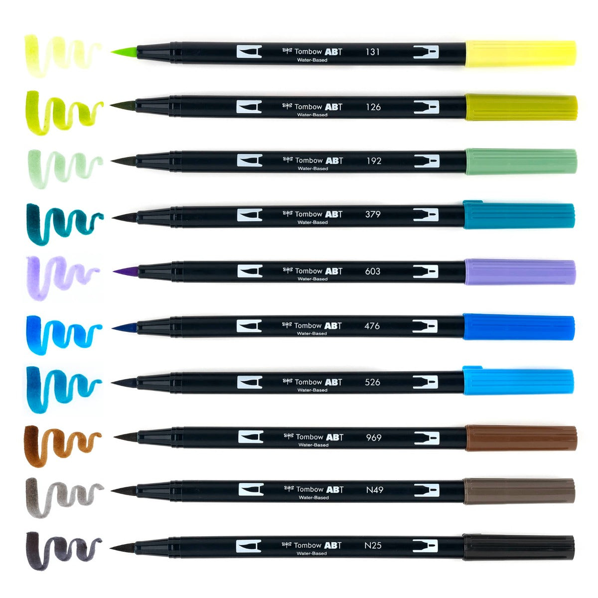 Tombow Dual Brush Pen Set, 10 Landscape