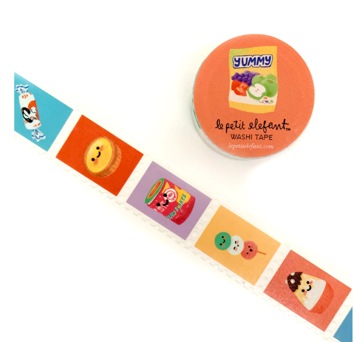 Asian Deserts Stamp Washi Tape