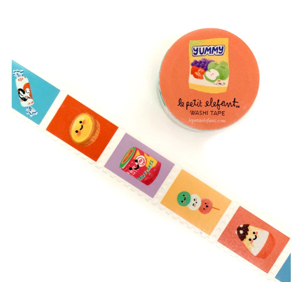 Asian Deserts Stamp Washi Tape- Le Petit Elefant