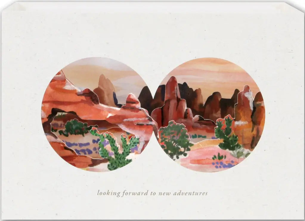 Desert View Pop Up Greeting Card