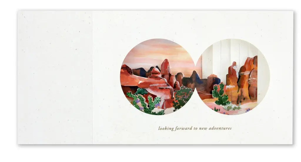 Desert View Pop Up Greeting Card