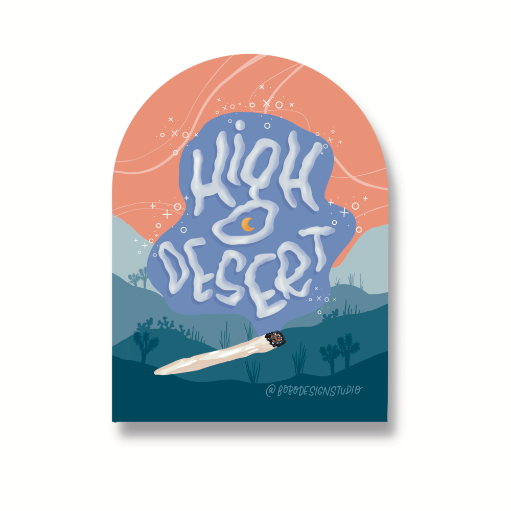 High Desert Vinyl Sticker
